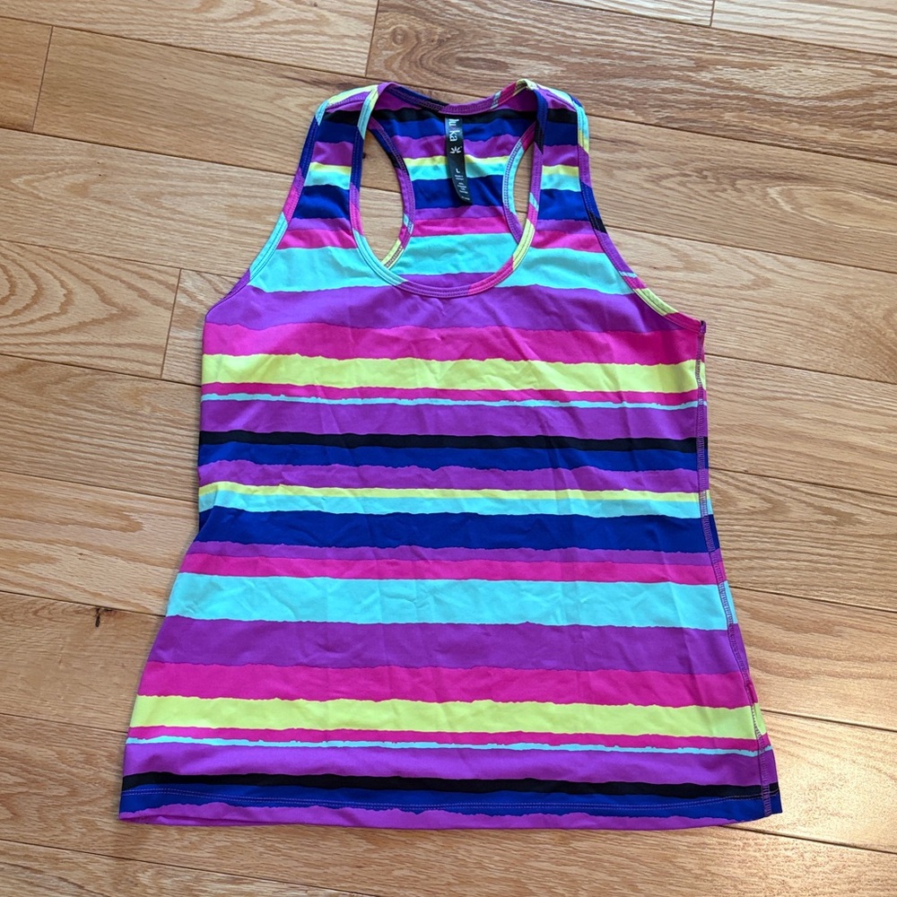 Lukka Vibrant Striped Tank Top